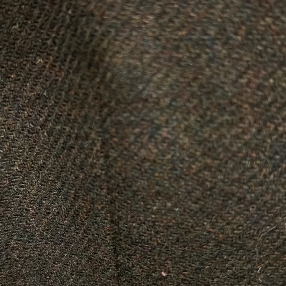 1990’s Jones NY Green Lambs Wool Hunting Jacket Single Breasted Welt Pockets - Picture 7 of 10